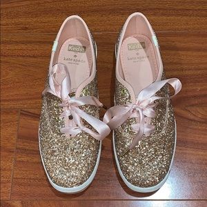 Kate Spade Rose gold Keds